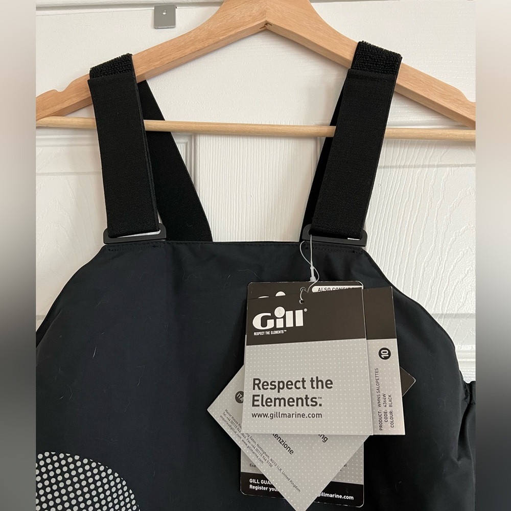 Women’s Gill Pro Dinghy Salopettes - Size 10 - NWT